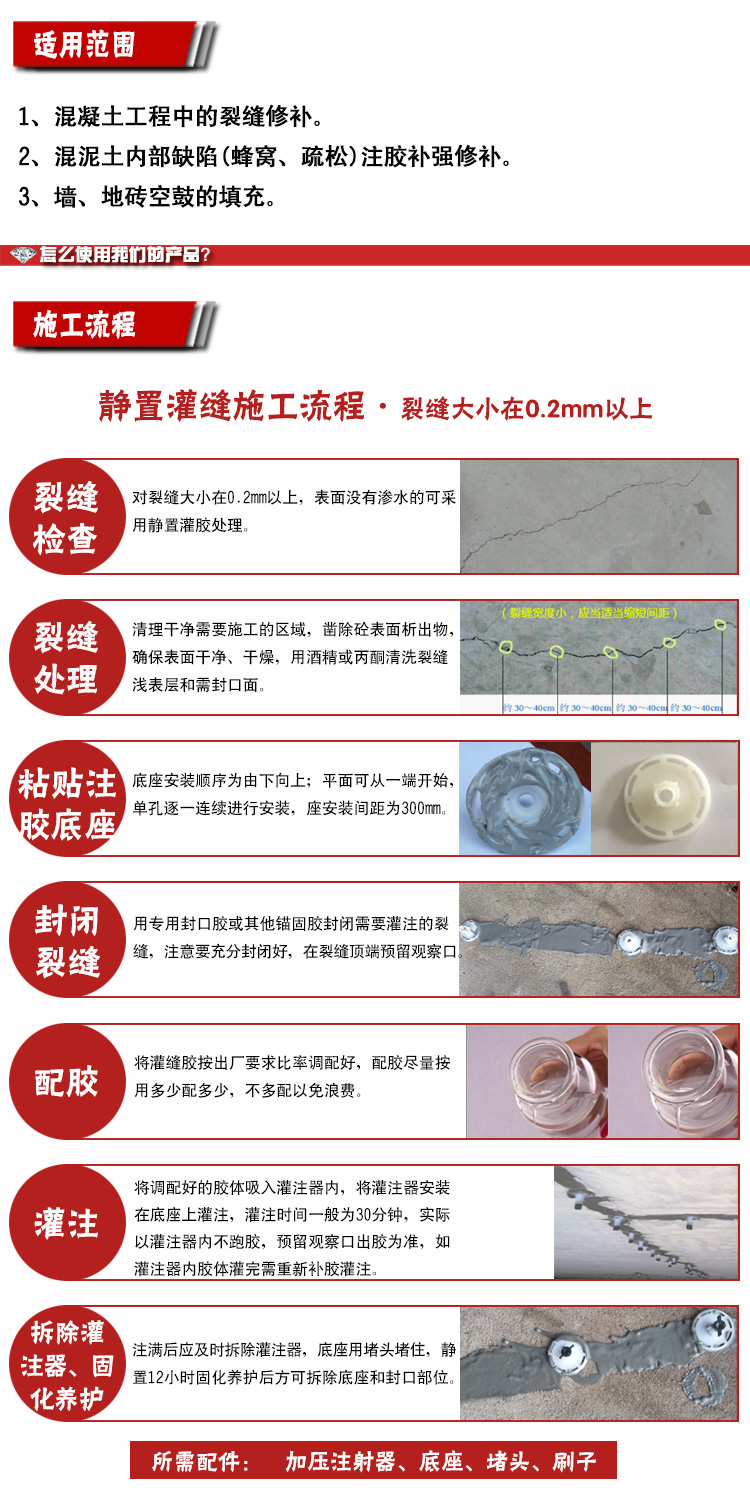 地面出現(xiàn)裂縫使用灌縫膠加固靠譜嗎？
