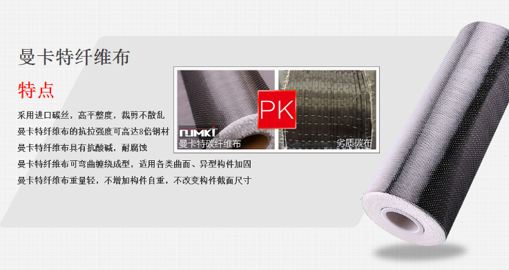 曼卡特碳纖維布，平整強度高！